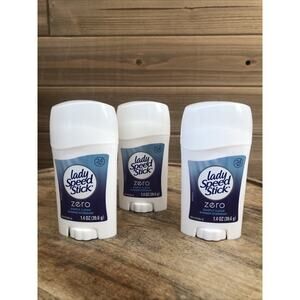 (3) Lady Speed Stick ZERO Deodorant SIMPLY CLEAN 1.4oz Each - Exp 8/26